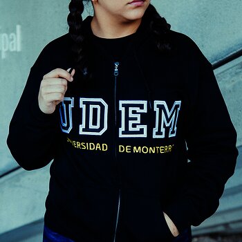 Sudadera con cierre UDEM College