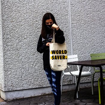 Tote bag World Saver