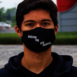 Cubrebocas negro. Design the new normal