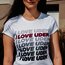 Playera I love UDEM Colors