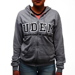 Sudadera UDEM College con zipper (cancelado)
