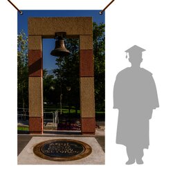 Back para fotos. Campana Vox Veritatis