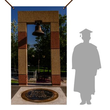 Back para fotos. Campana Vox Veritatis