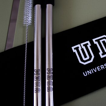 Popotes acero inoxidable UDEM College